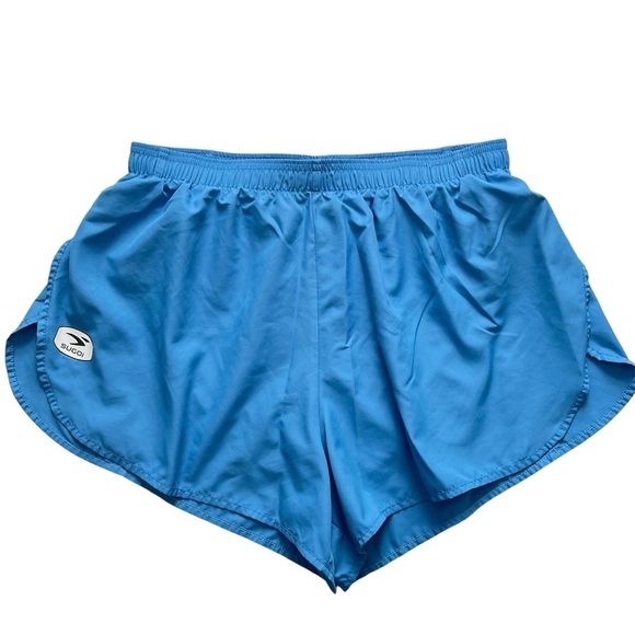 Sugoi Lined Shorts with Hidden Pocket and Mesh Back Waistband Pockets Sz Large - Picture 1 of 8
